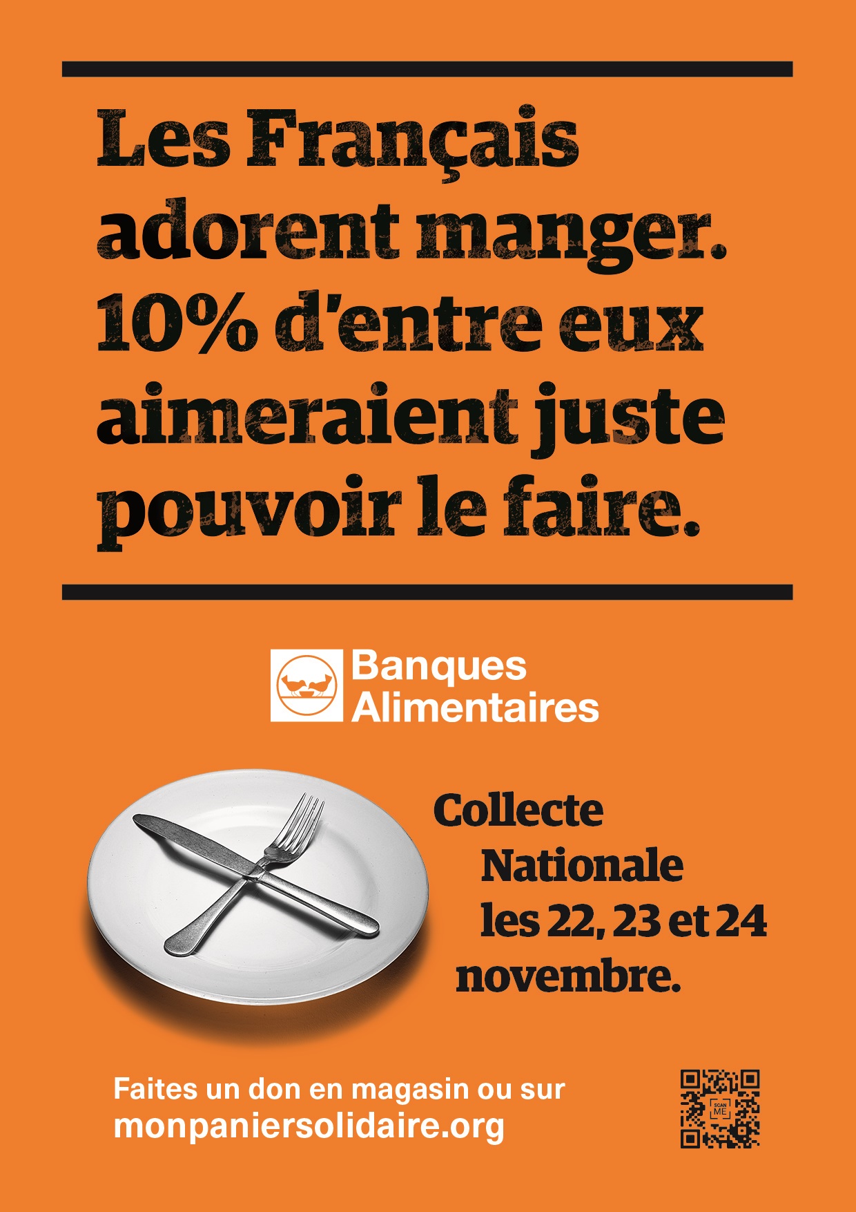 Affiche collecte de la Banque Alimentaire 2024